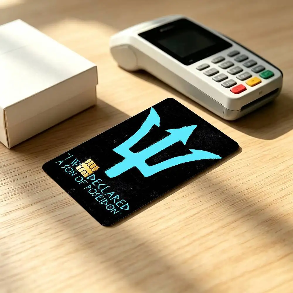 Son Daughter Poseidon Greek  Credit Card HD Stickers Small Chip Waterproof Sticker Game Card Decal Gift