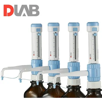 Fles Top Dispenser Dispensmate Dlab Stepmate Stepper Zonder Bruin Reagensfles Dragon Lab Brand Lab Kit Tool 1-10ml