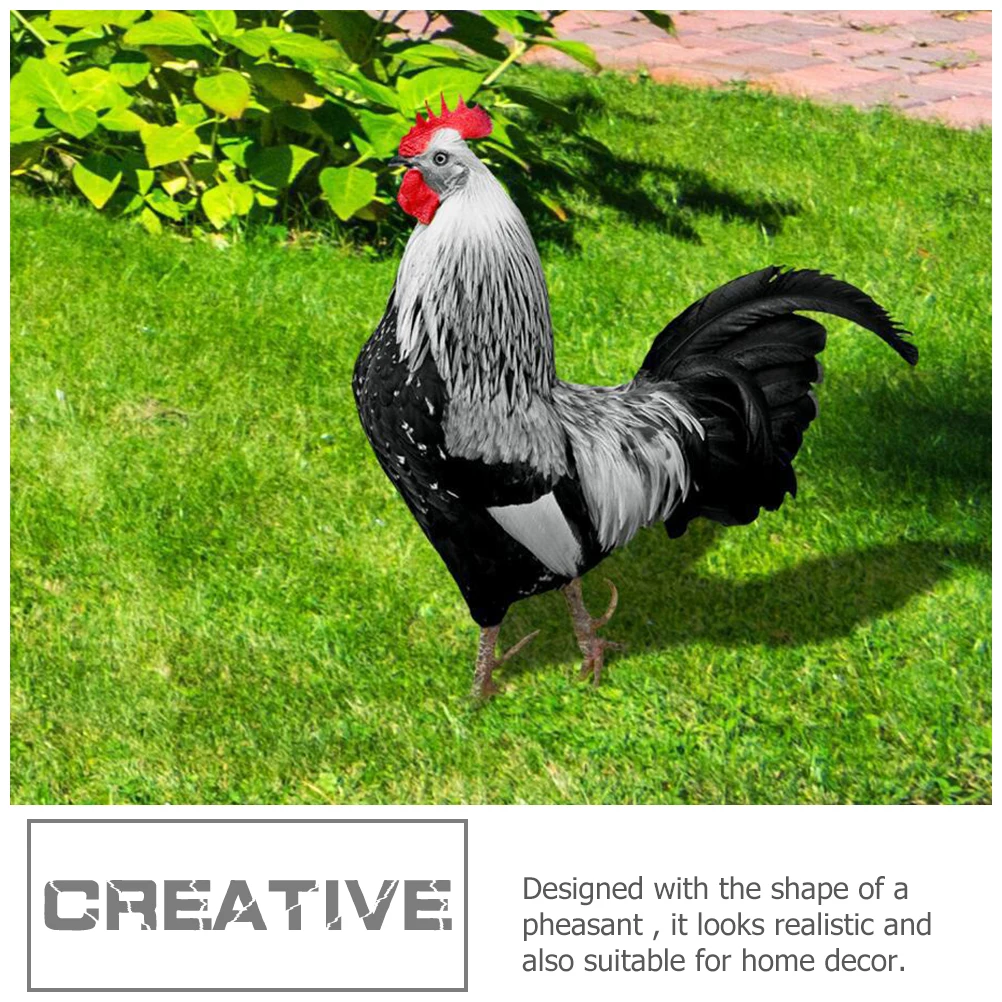 

2Pcs Acrylic Garden Chicken Stakes Lifelike Poultry Yard Decoration Outdoor Lawn Ornaments Garden Adornments Chicken Yard Sign