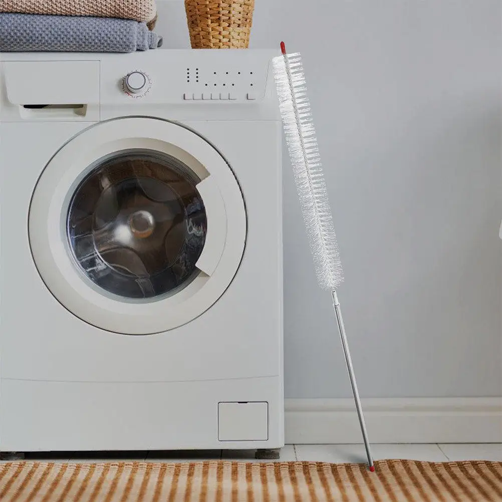 Lot De 2 Brosses De Nettoyage Pour Machine à Laver, En Acier Inoxydable, à Long Manche DéTachable, Pour Un Nettoyage En Profondeur Des Lave-Linge, SèChe-Linge, RéFrigéRateur Et Climatiseur