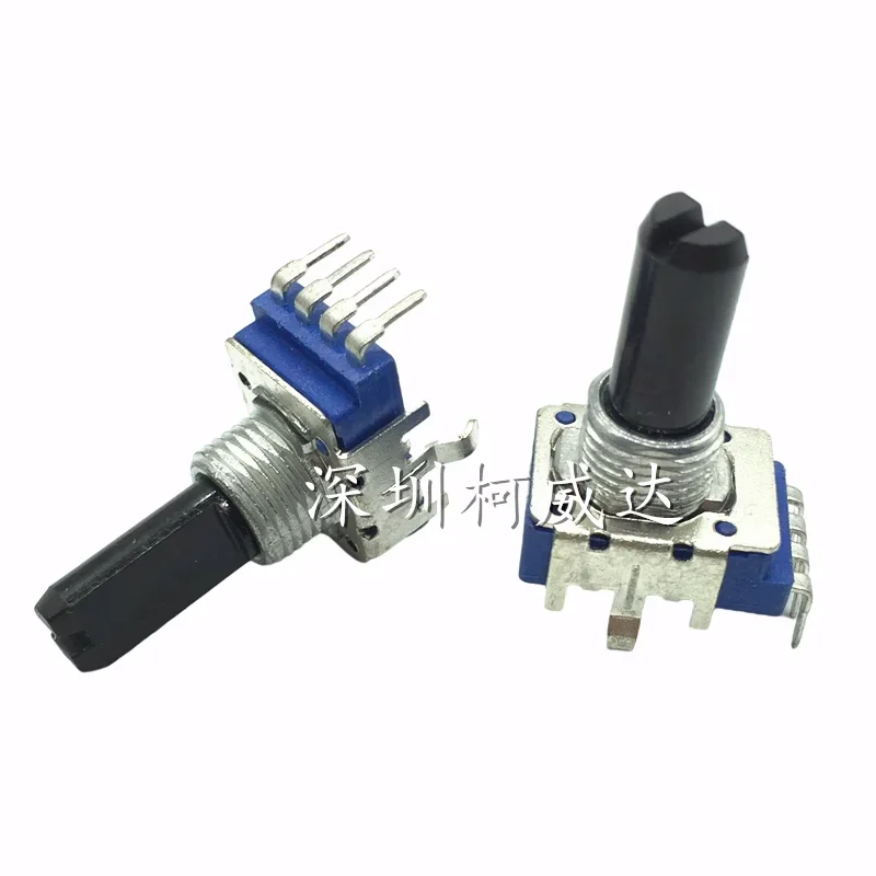 1pcs RK11 potentiometer, single 4-pin，The shaft is 18 mm long，Mixing console volume amplifier，B1K 5K 10K 50K 100K 250K