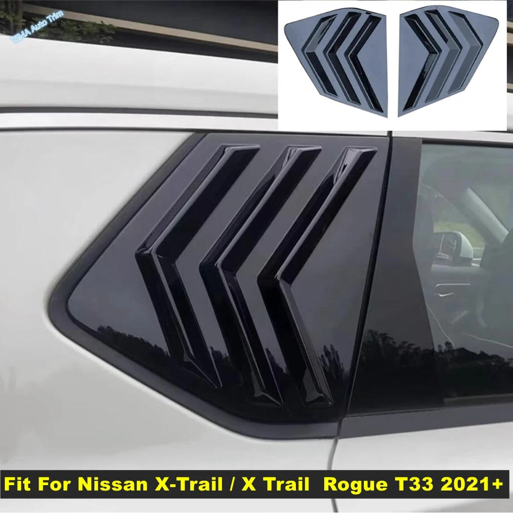 

ABS Car Rear Window Blinds Side Tuyere Louvers Vent Rear Louvers Accessories For Nissan X-Trail / X Trail Rogue T33 2021 - 2024