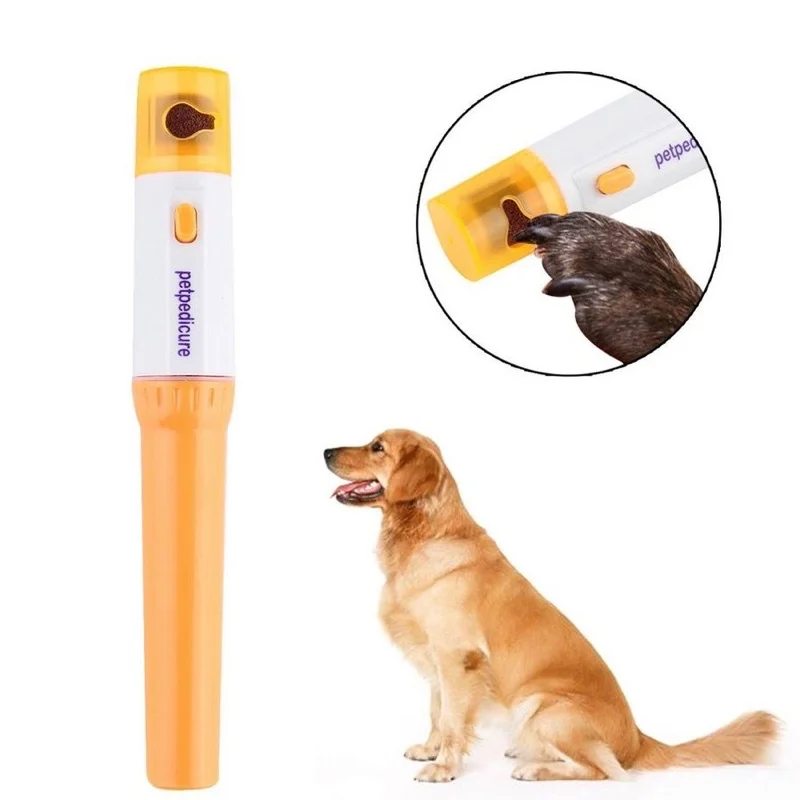 Pet Nail Clipper Polisher Electric Claw Sharpener Cat Dog Finger Paws Automatic Grinding Trimming Grooming Tools Pet Supplies