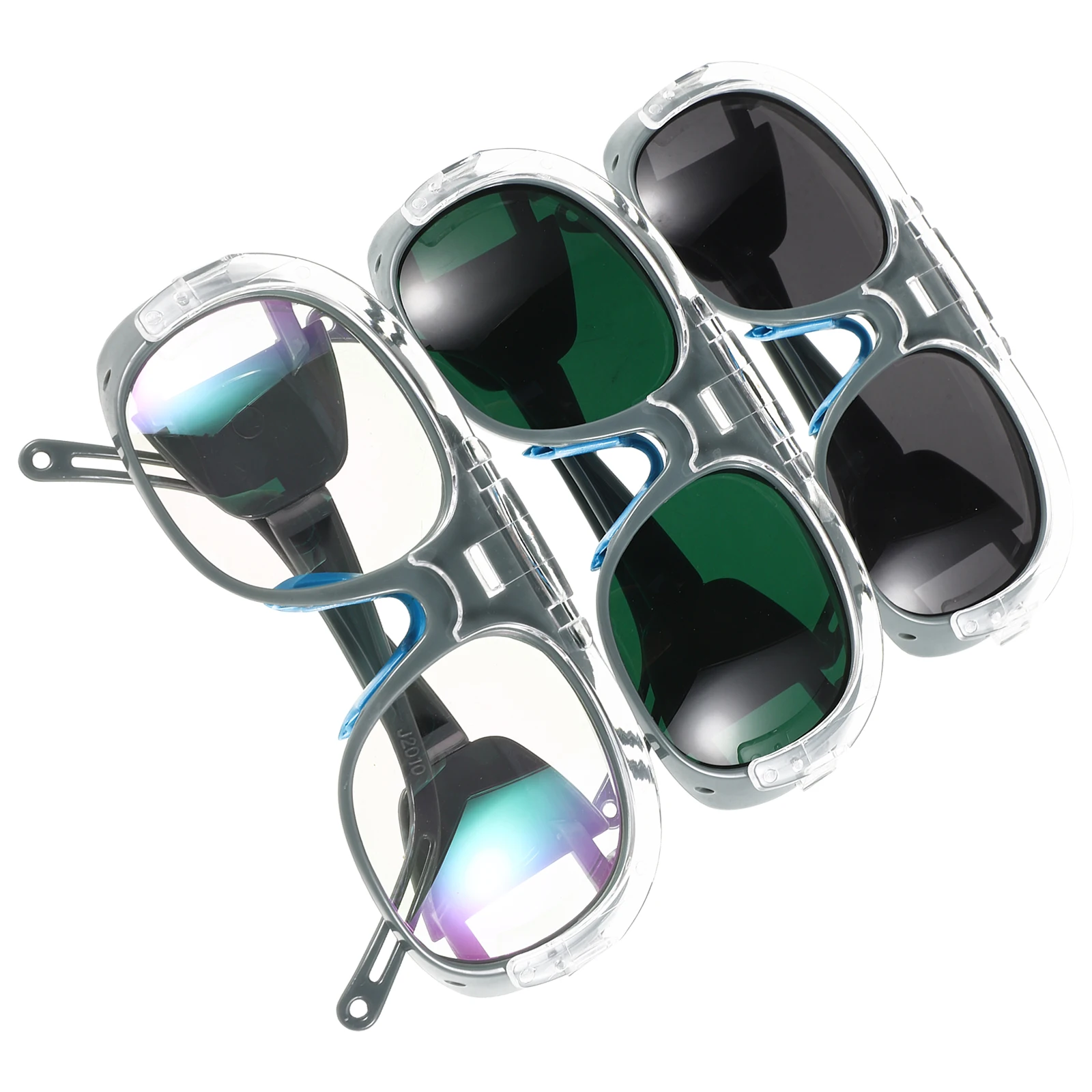 

3 Pairs Welding Glasses Safety Eye Protection Goggles Impact Resistant Anti Dust Splashes Transparent Lenses Lightweight For Men