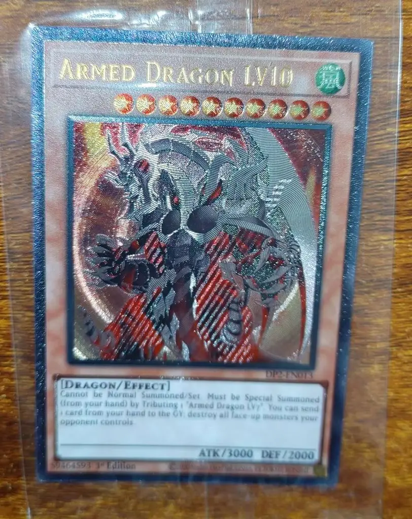 

Yu-Gi-Oh Armed Dragon LV10 TCG UTR DP2-EN013 Homemade Card（Not Original）