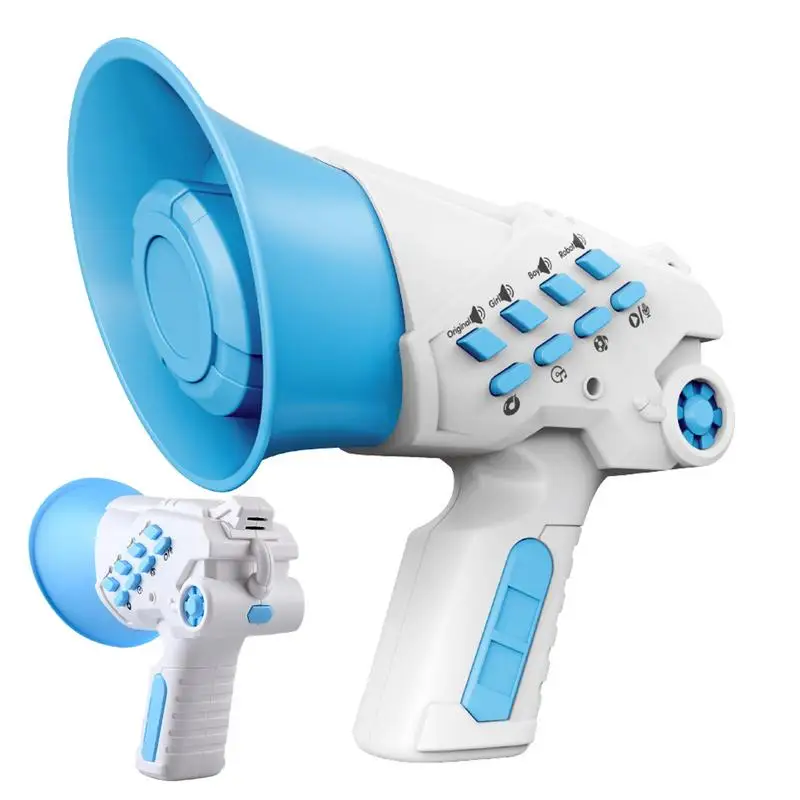 Multi Voice Changer Loudspeaker Megaphone Trick Joke Toy Voice Changing Amplifier Electric Megaphone Roleplay Prank Props