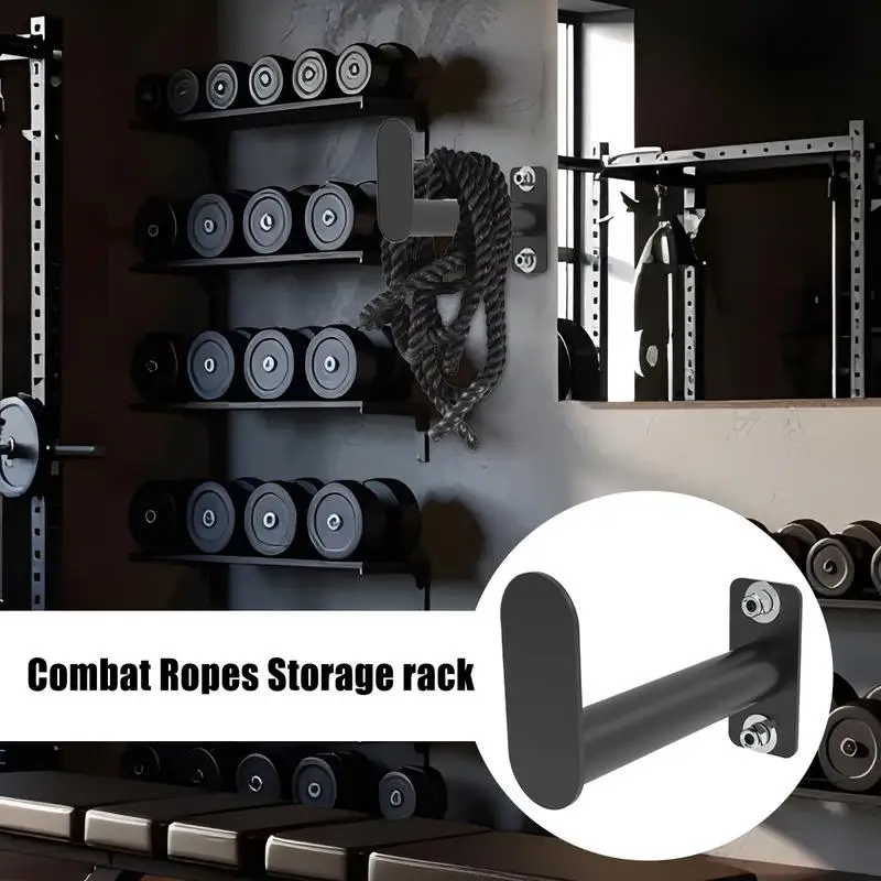 

Storage Hook Battle Rope Storage Hook With Screws Heavy-duty Hanger For Gym Equipment Home Utility Room Organization