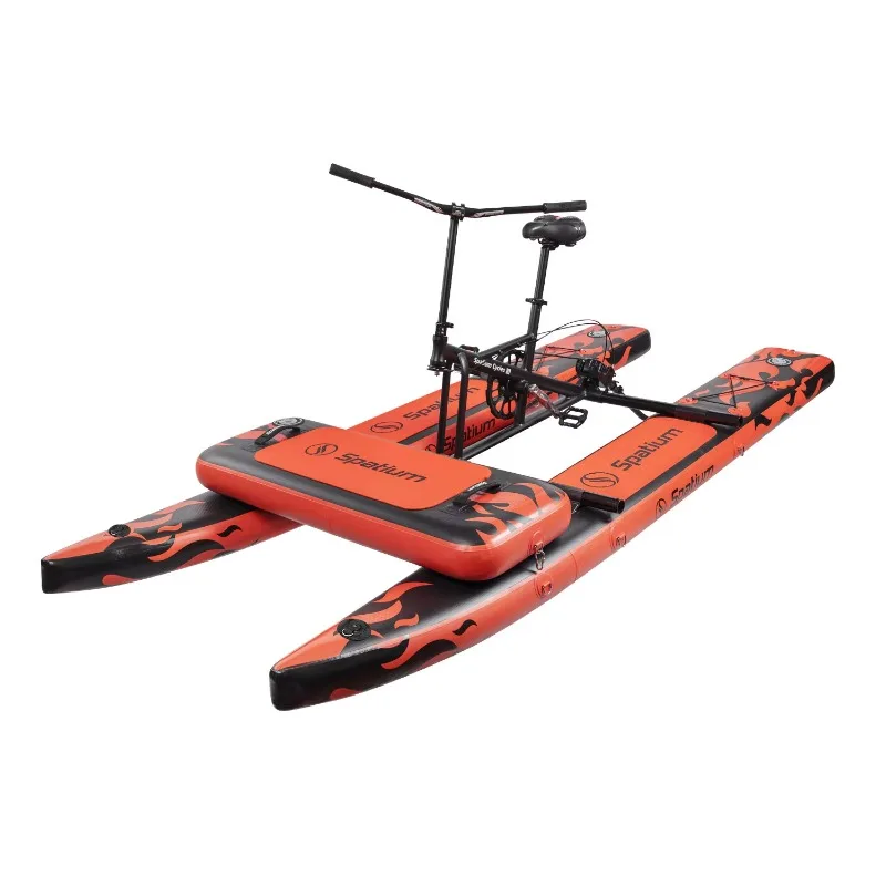 New Collection Inflatable Hydrofoil Water Bike Leisure Pedalo Boat Sea Bike Water Floating Bicycles For Sale