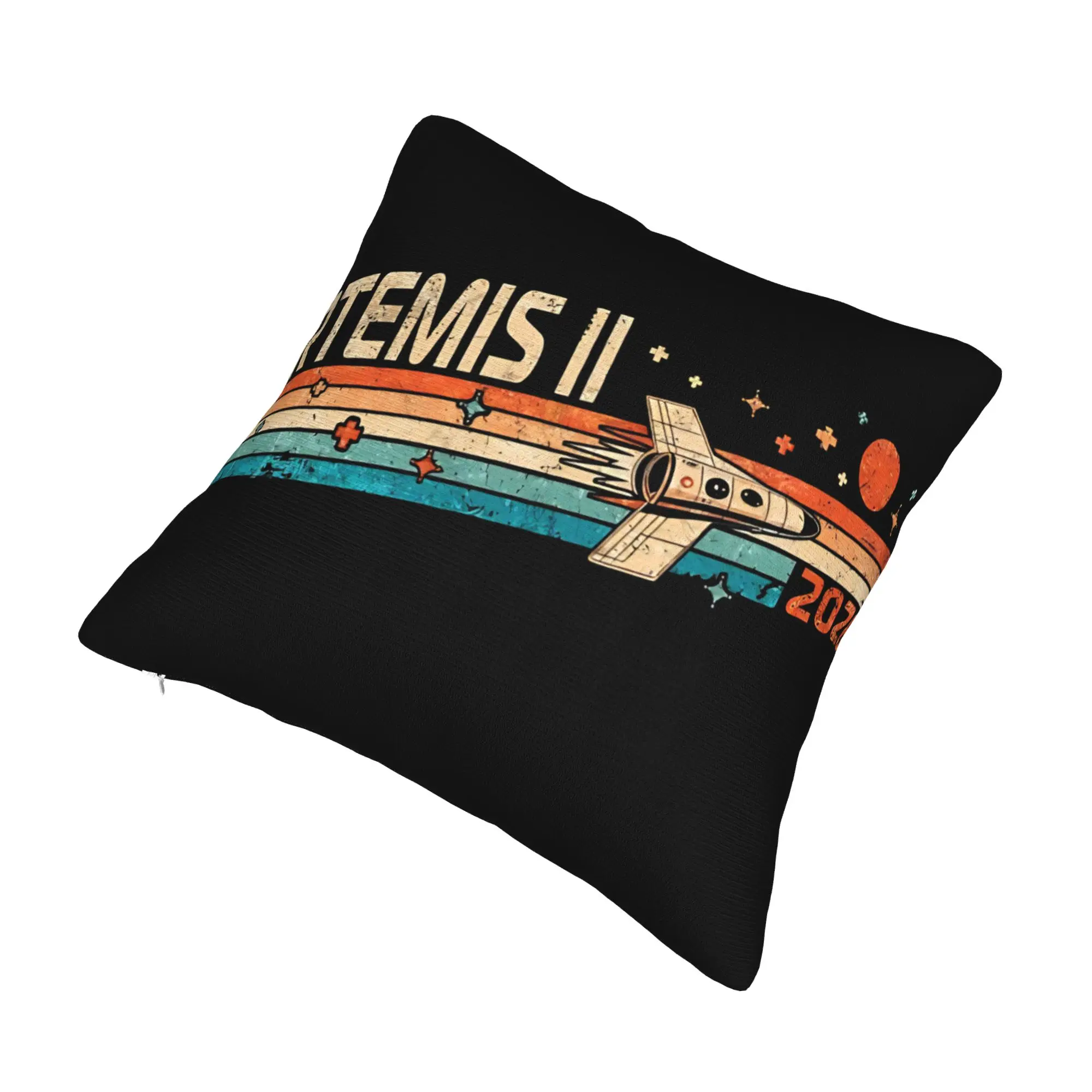 Decorative Pillowcases Artemis II Mission To The Moon 2026 Artemis 2  Merchandise Chair  Pillow Case Cover Square Multiple Sizes