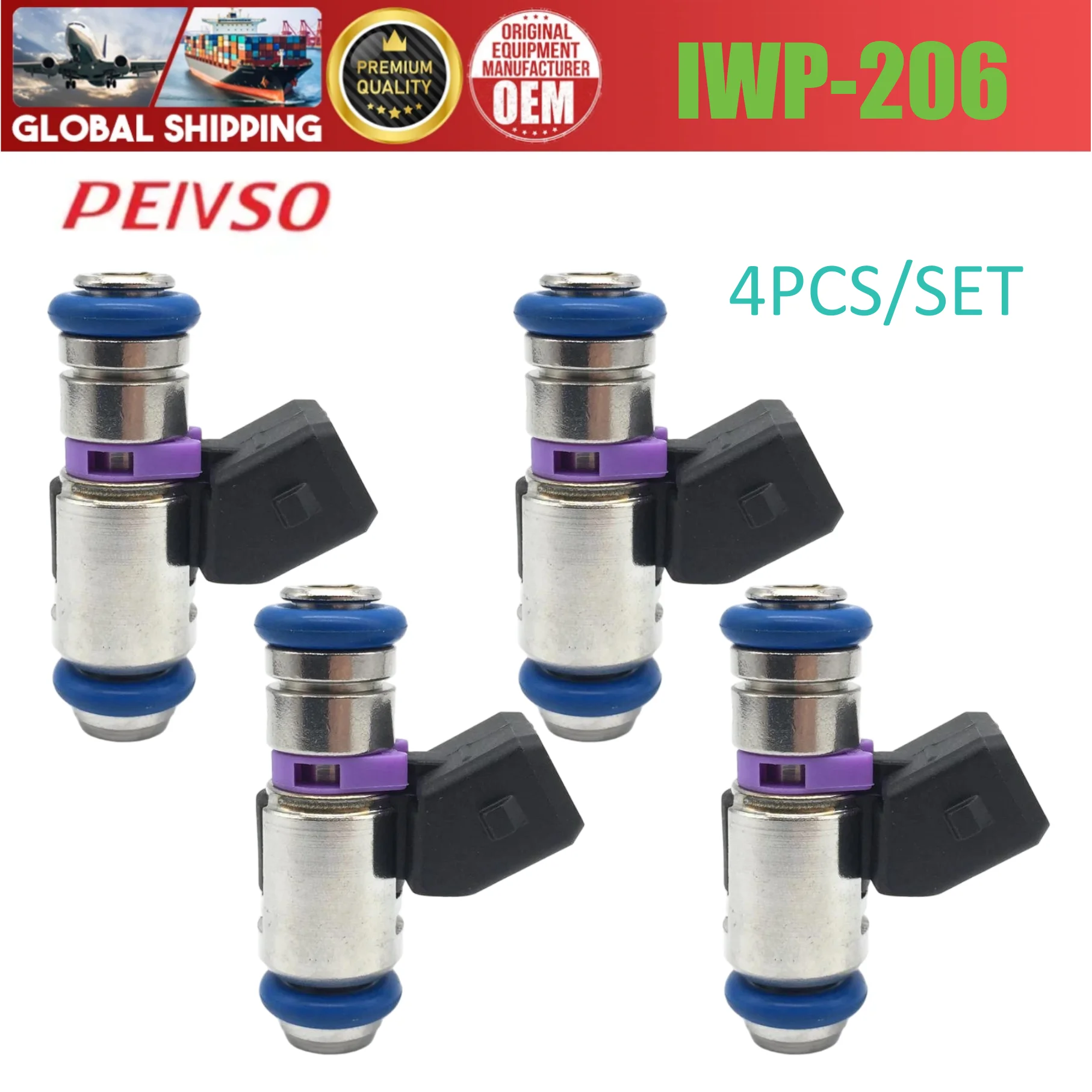 Inyector de combustible IWP-206, 4 Uds., para Scania S-4 Arla STKM206, boquilla de urea