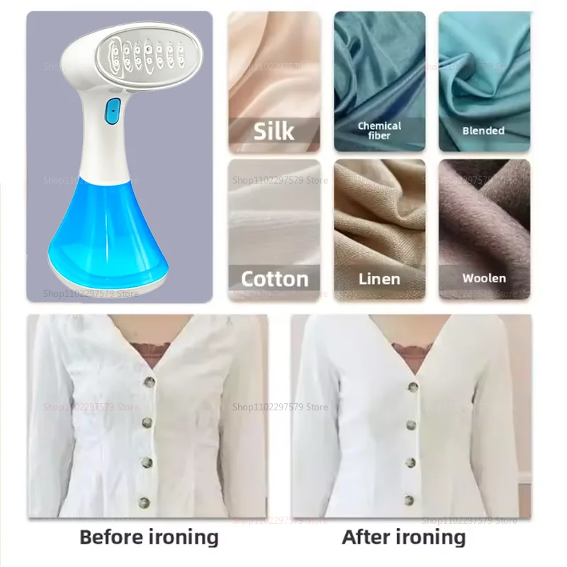 2025 يده مكوّاة البخار 1600 واط المحمولة الكهربائية العمودي باخرة التدفئة السريعة المنزل آلة تنظيف الملابس بالبخار للملابس