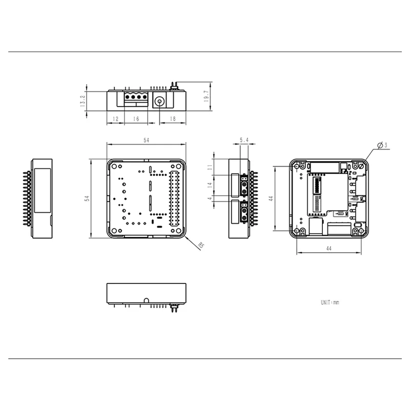 M5stack Pwrcan 모듈용 절묘한 공식 PWRCAN 13.2 모듈 CA-IS3082W 절연 트랜시버
