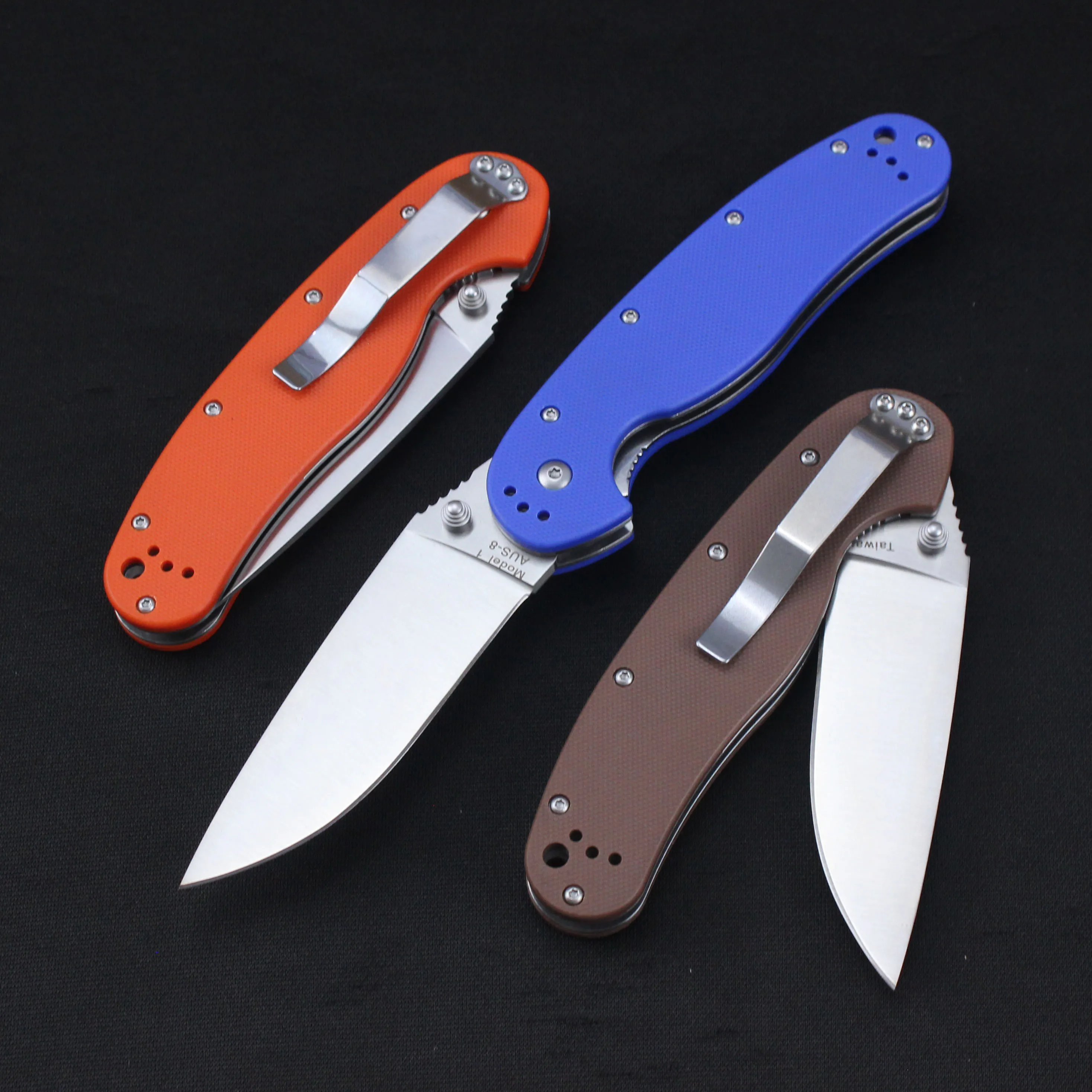 Outdoor Camping Folding Pocket Knife Tool Stainless steel Blade G10 Handle Military Tactical EDC Tools Knives