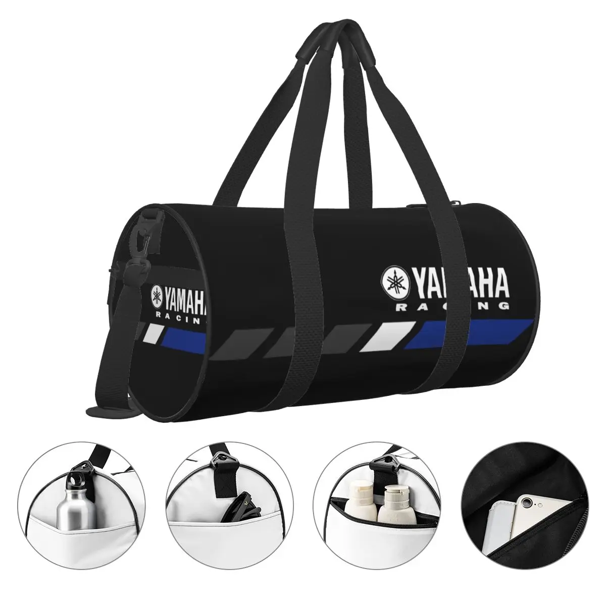 Y-yamaha-Bolso de lona para hombre Y mujer, bolsa de gimnasio con bolsillo para deportes al aire libre