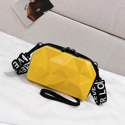 Waterproof Multifunctional Portable Crossbody Hard Shell Square Storage Small Portable Travel Case Toiletries Makeup Bag