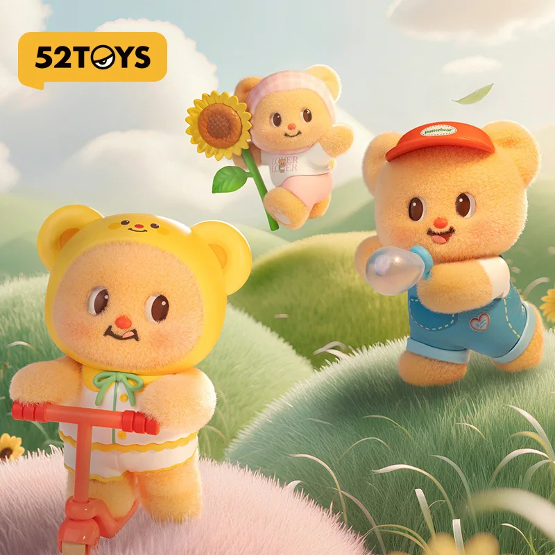 

Новое пятно 52 игрушки, серия «Масляный медведь», слепая коробка, модные украшения ручной работы, игрушка в подарок, подарок-сюрприз на день рождения