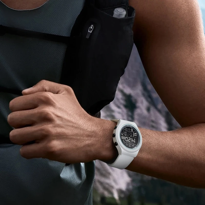 Mark Fairwhale 4440 Men's Digital Watch Outdoor Sports Luminous Rubber Strap Waterproof Alarm Clock