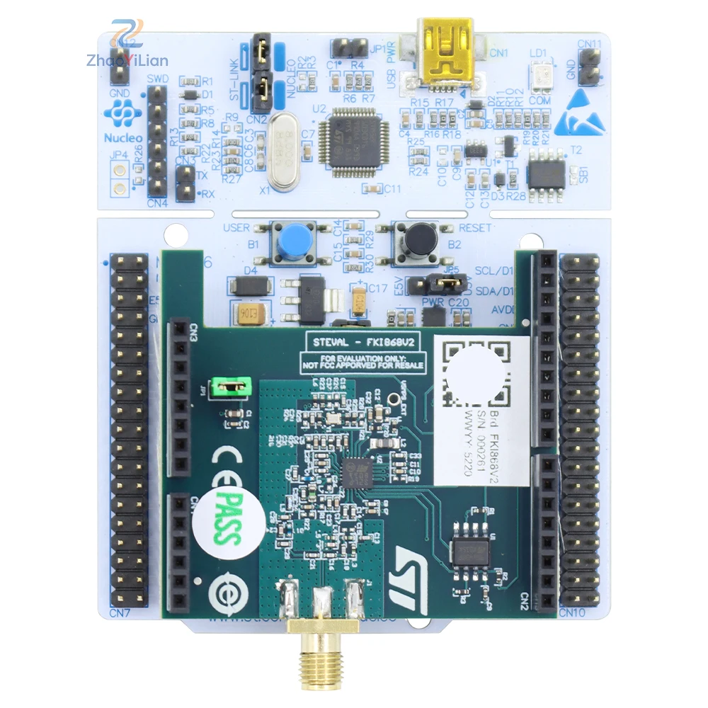 For STEVAL FKI868V2 ST S2 LP Sub 1GHz 868MHz Ultra Low Power RF Transceiver Development Kit With Nucleo L053R8