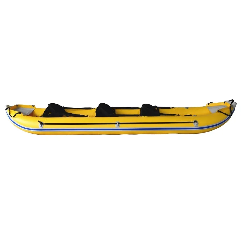 

3-Person Pvc Inflatable Paddle Boat, Streamlined Design, Excellent Performance For Whitewater Drifting And Water Entertainment