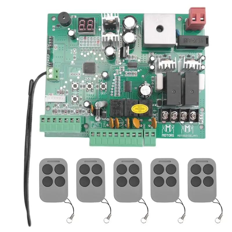 

[AAAE 2026] Control Board DC 24V PCB Board 433.92Mhz Smart Control Center System For Garage Door Motor Panel