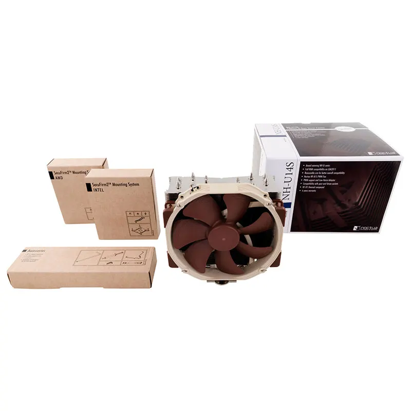 Imagem -05 - Noctua Nh-u14s 14cm Cpu Radiator Six Heat Pipes Processo de Refluxo Completo Sso Rolamento Suporta Multi-plataforma 1700115xamd