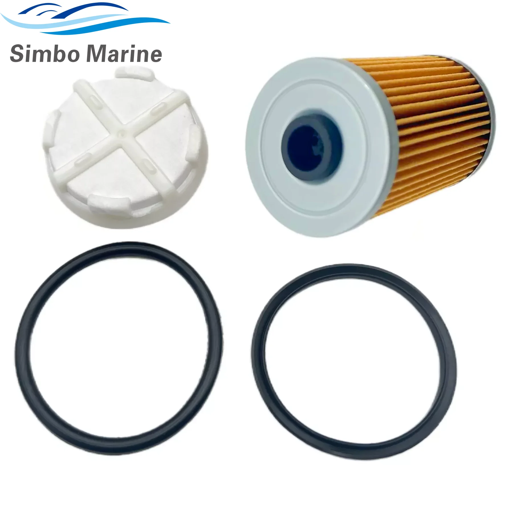 3 Sets Fuel Filter & Filtering Disk 35-8M0204703 35-8M0093688 for Mercury Mercruiser Alpha Bravo Fuel Cooler 35-892665 866171A01 image 2