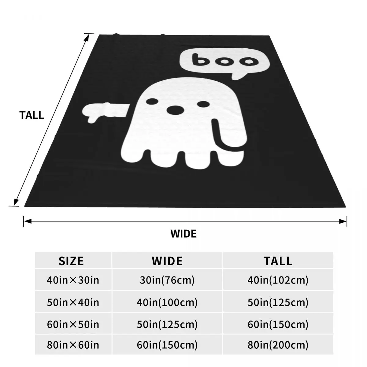 Ghost Of Disapproval Blanket Soft Warm Flannel Throw Blanket Cover for Bed Living room Picnic Travel Home Sofa