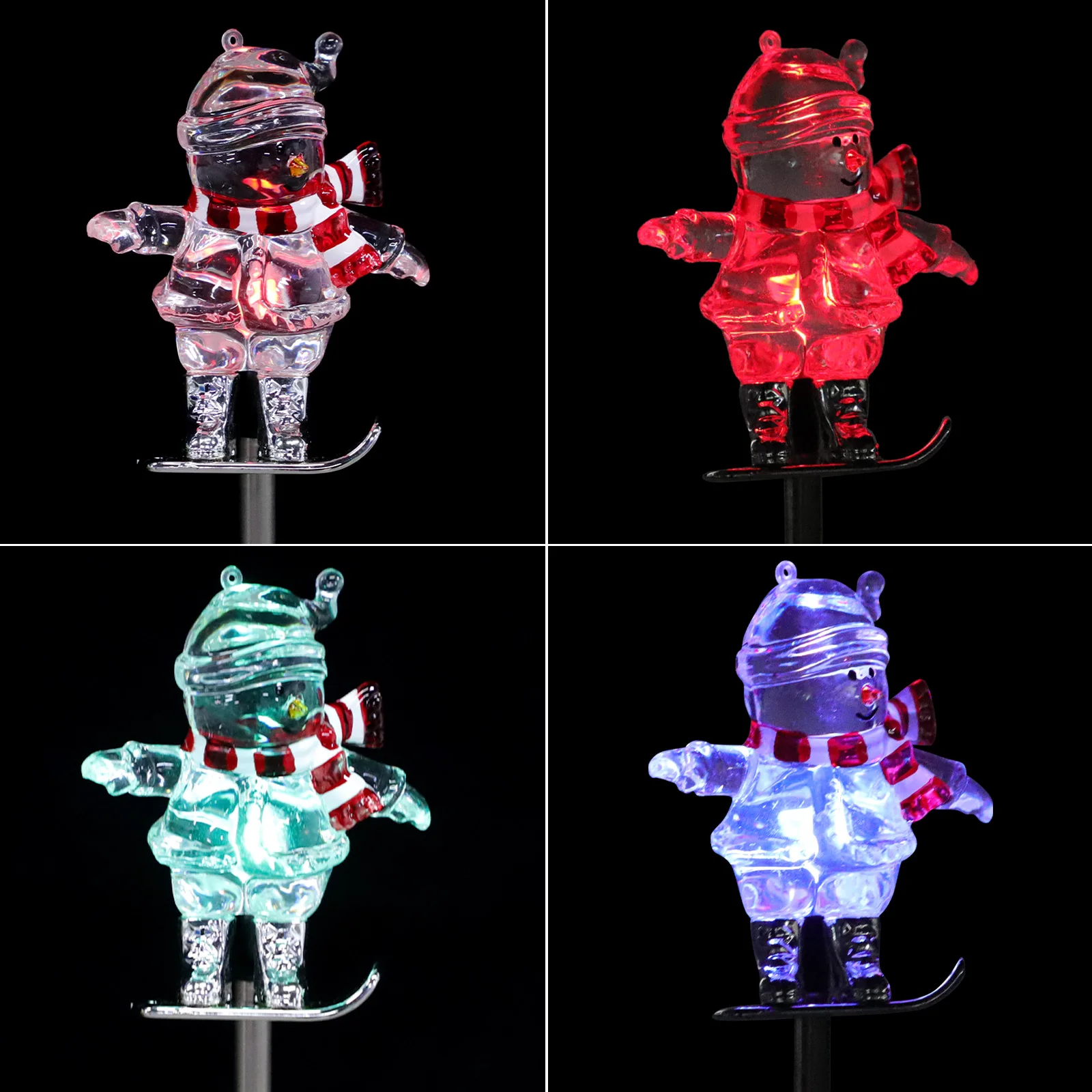 

Solar Snowman Decoration Light Unique Design for Garden Lawn Merry Christmas Outdoor Lighting Energy Saving Decorative