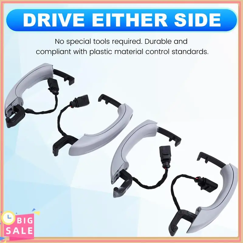 

Better-4Pcs Car Sensor Exterior Door Handle For Q7(4LB)3.0T/3.6 FSI/4.2T/6.0T 2006-2015