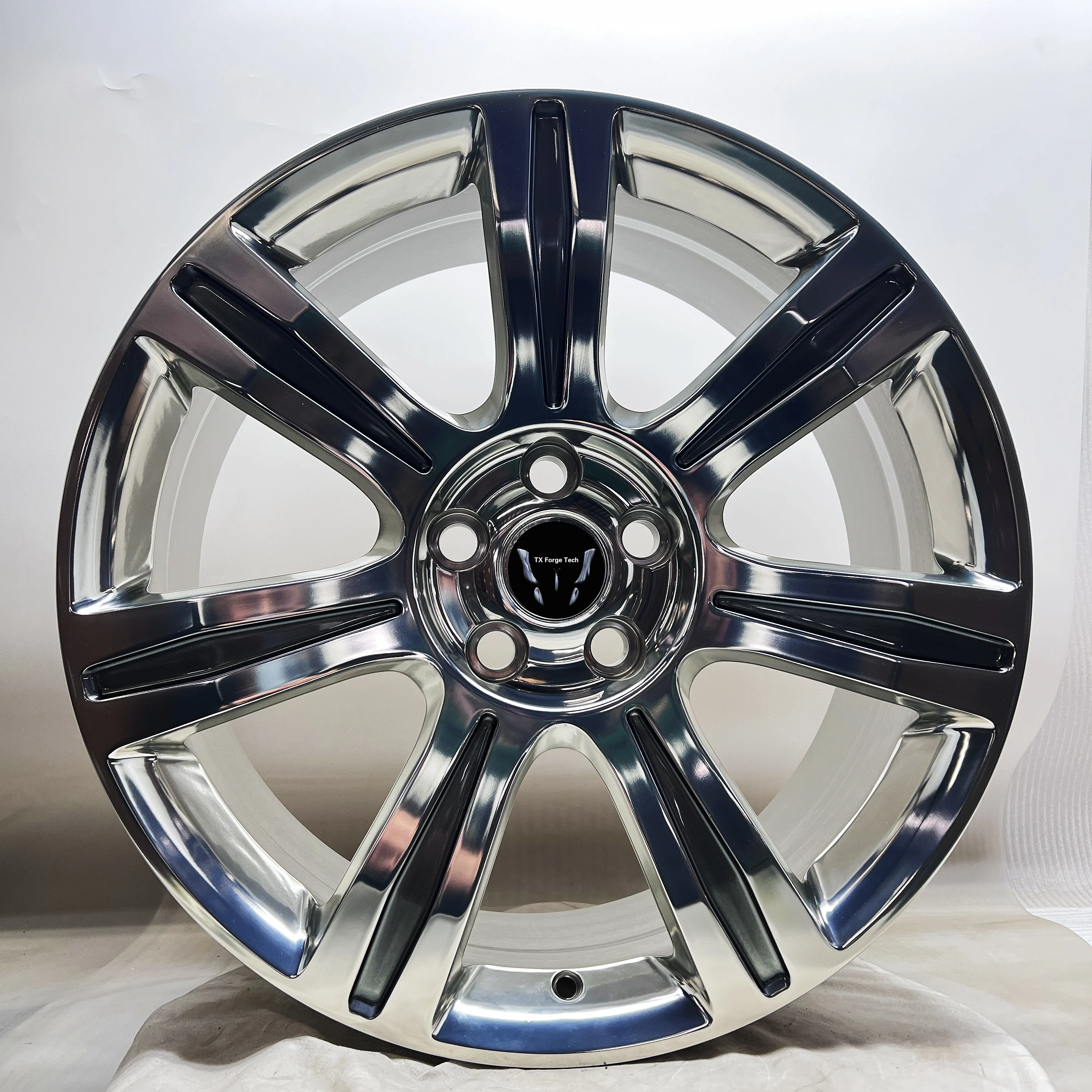 

Source Factory Custom Aluminum Alloy Rims Modified Hub 18 19 20 21 Inch Silver Forged Wheels