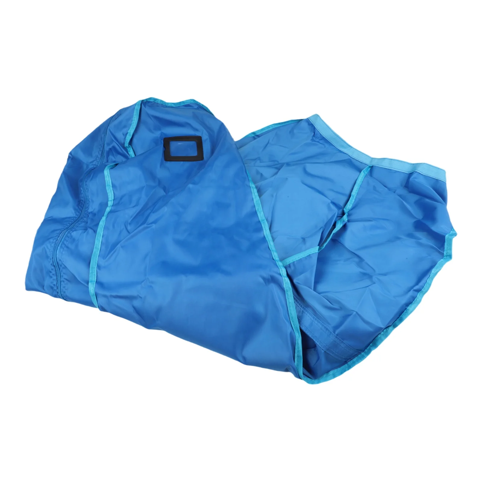 Portable Golf Bag Rain Cover Waterproof PVC Material Fully Wrapped Design Double Zipper Closure Business Card Holder