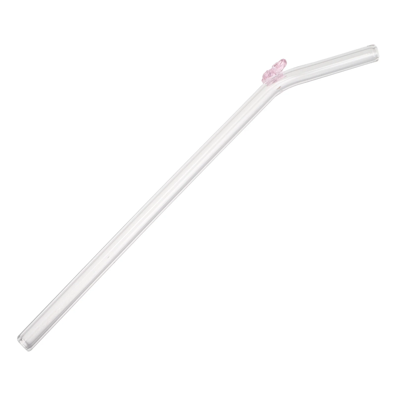 

Clear Glass Straw Transparent Beverage Reusable Drinking Gathering Party Supply Decorative Smoothies Straw Party Accessory