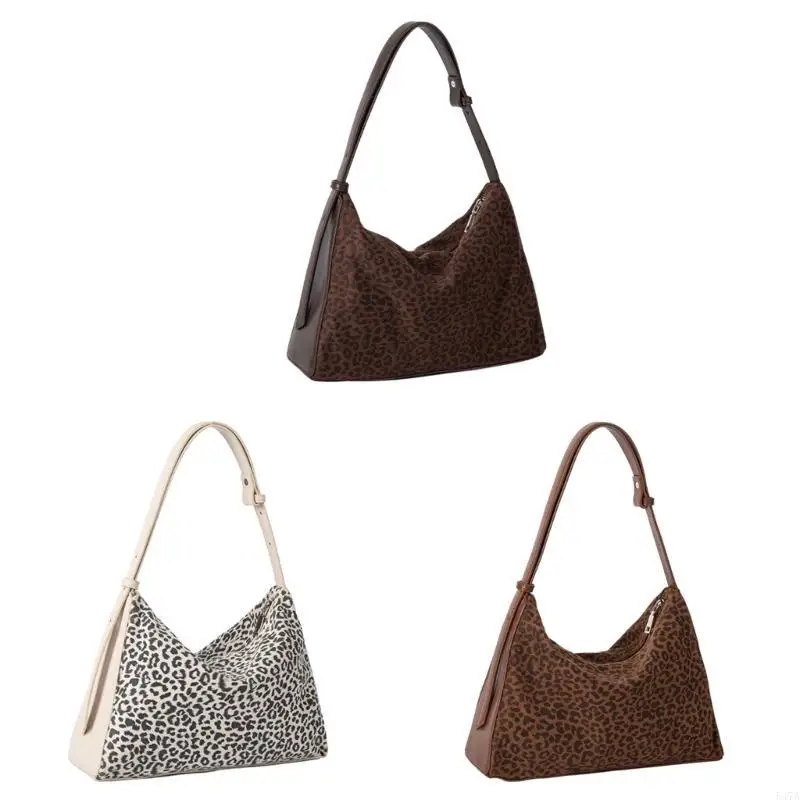 

Fashion Leopard Print Handbag Trendy Shouder Bag Large Capacity Casual Underarm Bags for Adding to Any Outfit 547A