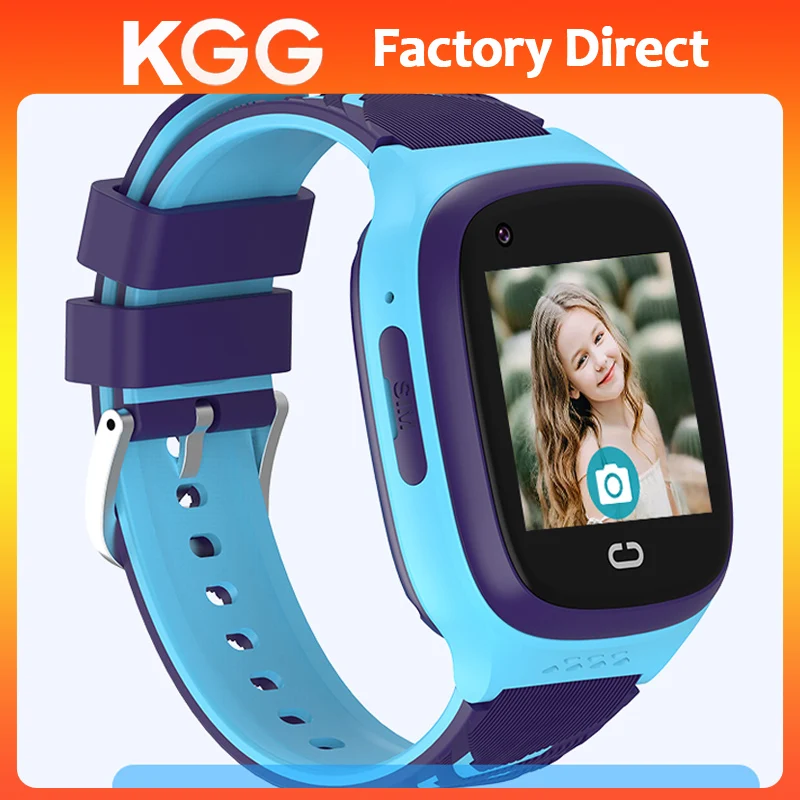 4G Kids Smart Watch WIFI GPS Tracker Baby Clock Watch SOS HD Video Call Touch Screen IP67 Waterproof  Kids Phone Clock