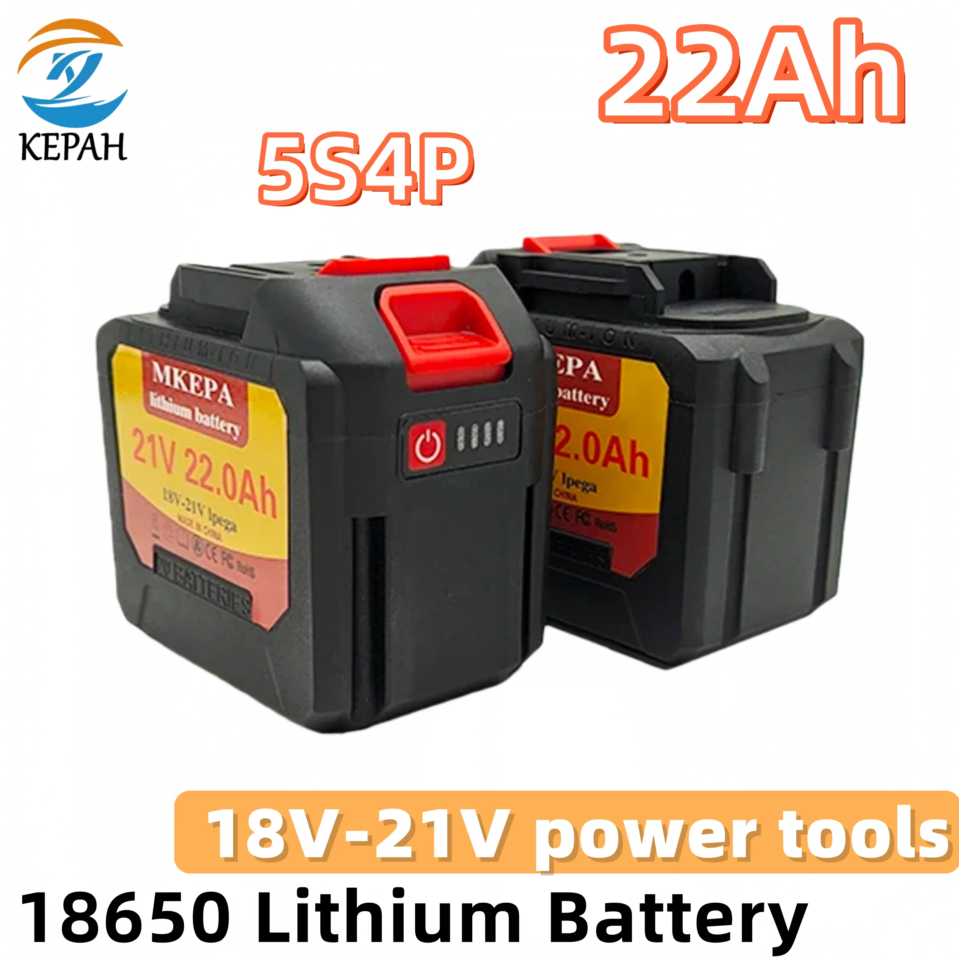 

Подходит для универсальной литиевой батареи Makita 18 В. | 18 В/21 В 22.0 Ач 5S4P совместимый гаечный ключ/дрель/отвертка