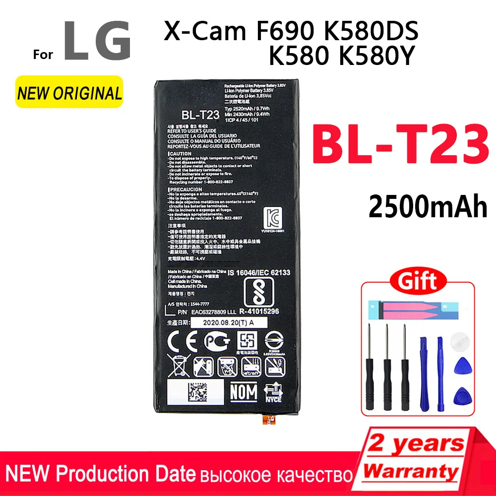 Original Battery For LG Replacement Batteria BL T5 T7 T9 T16 T19 T22 T23 T24 T30 T32 T33 T34 T36 T37 T39 T41 T42 T43 T49 T51 T55