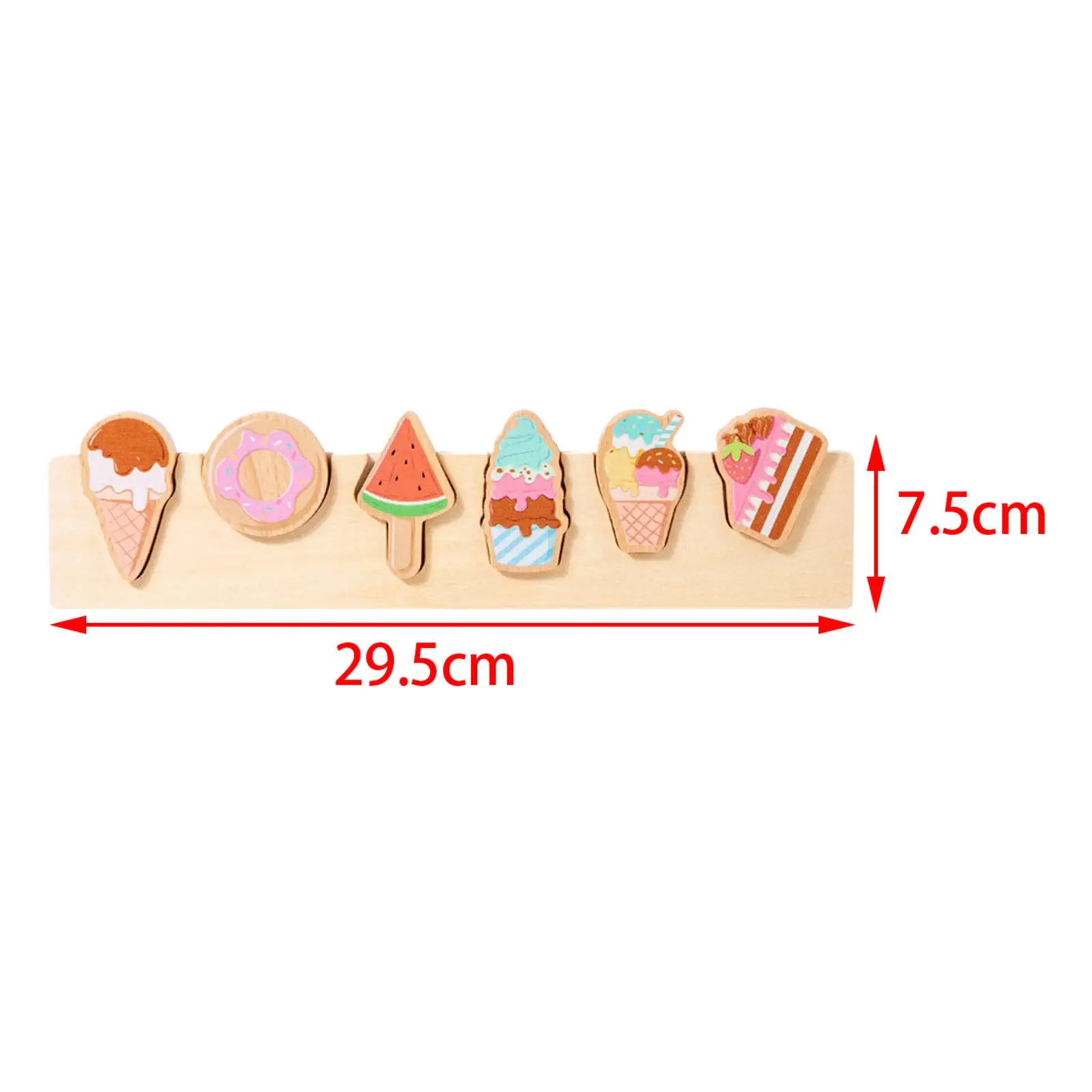 Puzzle Dopasowywanie zabawek planszowych Kolor Kształt Dopasuj drewniane puzzle dla maluchów w wieku przedszkolnym