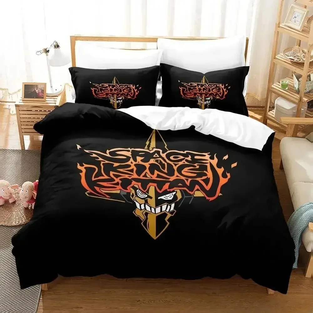 

Tengen Toppa Gurren Lagann Bedding Set Bedroom Soft Modern Bedspreads Comefortable Kids Duvet Cover Quilt Cover And Pillowcase