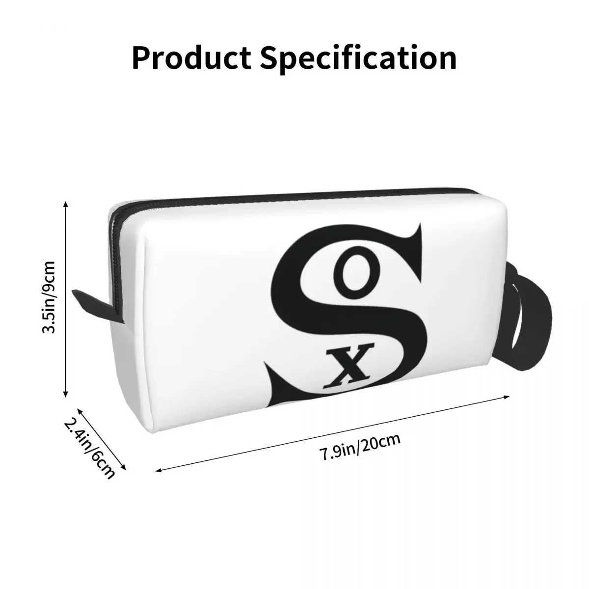 White Sox ,Field Of Dreams Pencil Cases Large Capacity Pen Bags Pen Box Pencil Pouch For Boys Girls Stationery Makeup Bag