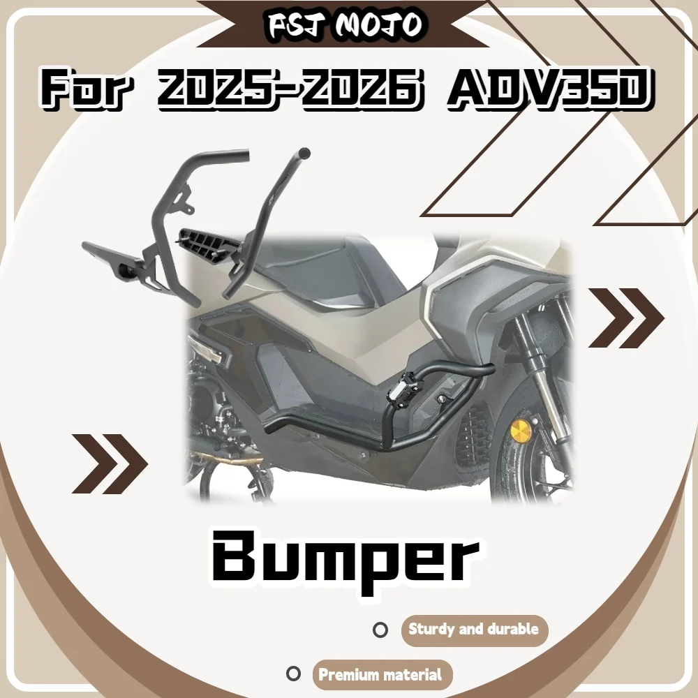 

For ADV350 2025-2026 New Model Crash Bar, Anti-Fall Bumper Engine Guard Protector Scooter Mod Accessories