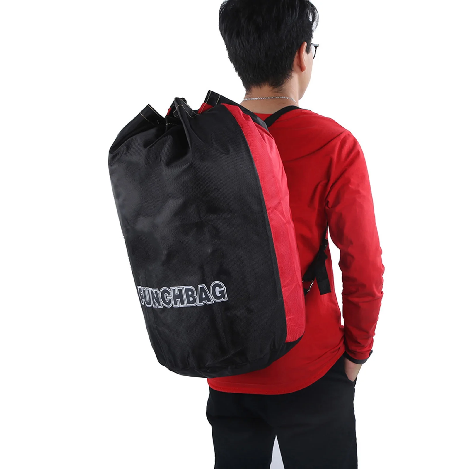 

Unisex Gym Sports Rope Bag Protectors Storage Backpack for Taekwondo Boxing Sanda