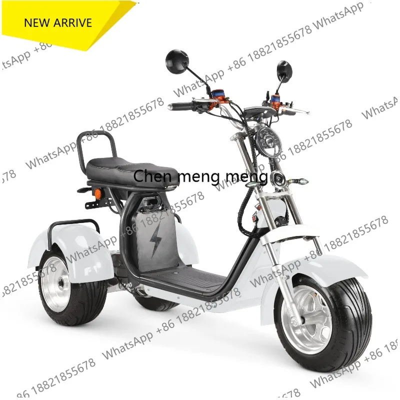 

Хит продаж: Электроскутер Citycoco Chopper 4000W 60V 40AH, трехколесный