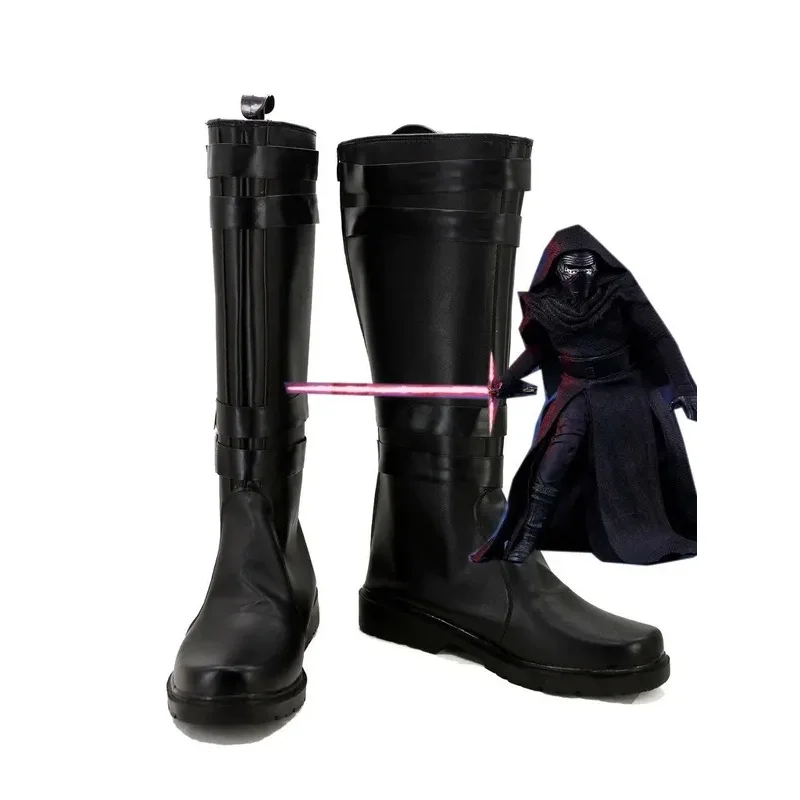 

Kylo Ren Boots Cosplay The Force Awakens Kylo Ren Cosplay Boots Jedi Black Shoes Custom Made Any Size