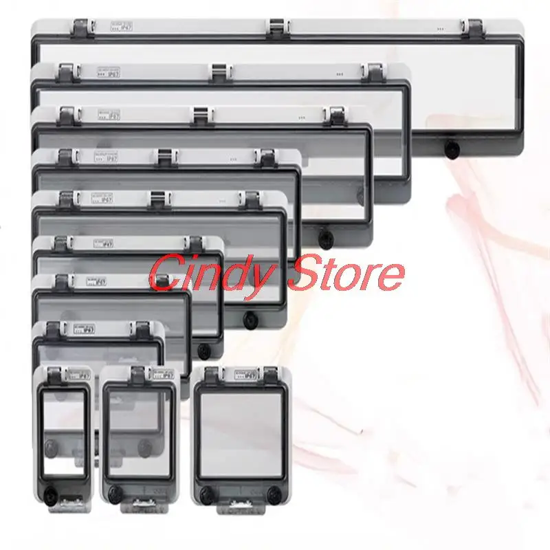 Industrial waterproof transparent window cover outdoor protective cover switch PC