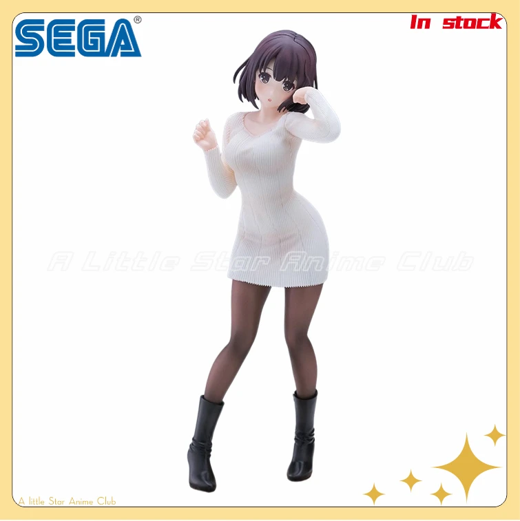 

В наличии оригинальная фигурка SEGA Luminasta, как разработка, потрясающая героиня, тонкая фигурка в стиле свитера Kato Megumi