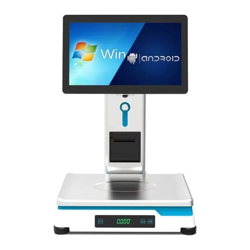 15-inch Weighing Electronic Scale, POS Scale With Touch Payment in Supermarkets, Thermal Printing Scale