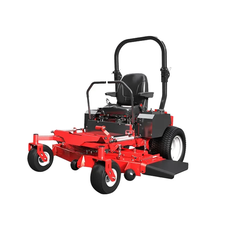 High Efficient Gas Walker Ride On Lawn Mower Zero Turn Riding Lawn Mower Tractor Garden Lawn Mower