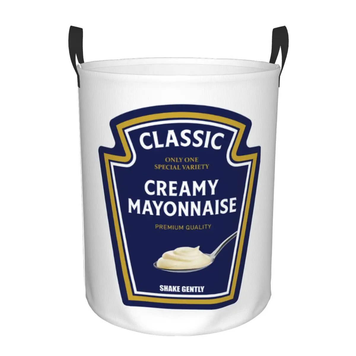 Mayonesa disfraz de Halloween a juego Ketchup mostaza Mayo cesta de lavandería cesto de ropa plegable para bebés niños juguetes contenedor de almacenamiento