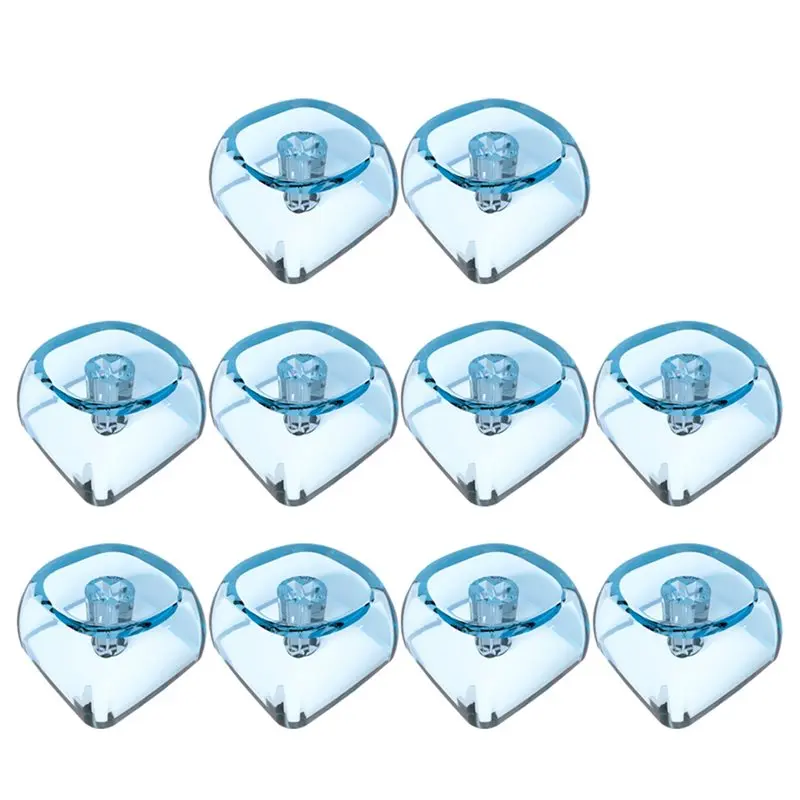 AT93-Blank 10Keys MOA 1U キーボードキーキャップ PC 透明クリスタル 1.7MM MX スイッチ用ゲーミングキーボード