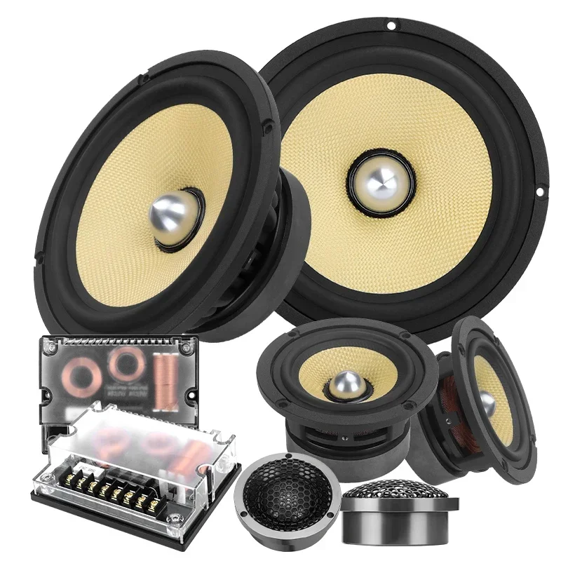 Latest  End 6.5 Inch 3 Way Component Speaker Car Coaxial Audio Speaker 6.5 Inch 160W